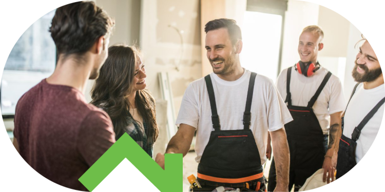 Aaron Gionet, Founder and crew of Gionet Construction